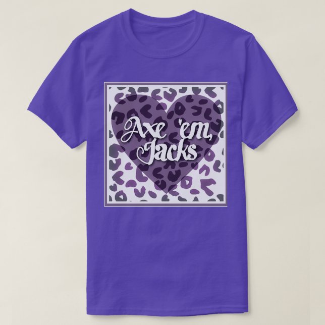 Camiseta Impressão Ax em leopardo (Frente do Design)