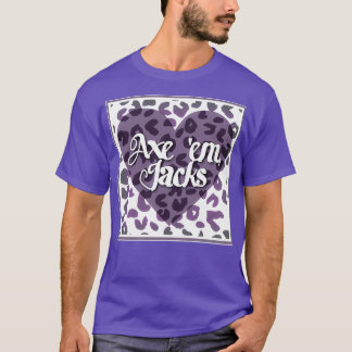 Camiseta Impressão Ax em leopardo