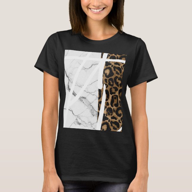 Camiseta Impressão Bela Marble Lepard (Frente)