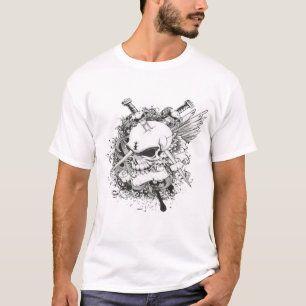 Camiseta Impressão Caveira Sw