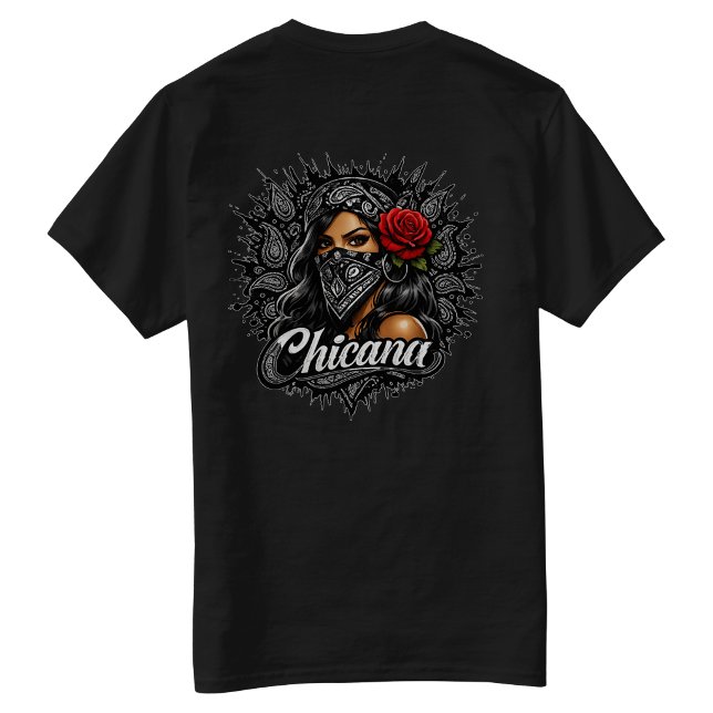 Camiseta Impressão Chicana (Chicana Print T-Shirt
)
