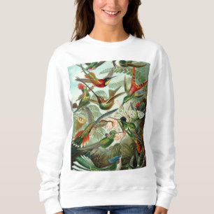 Camiseta Impressão da antiguidade do colibri