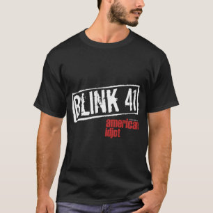 Camiseta Impressão da banda Blink 41