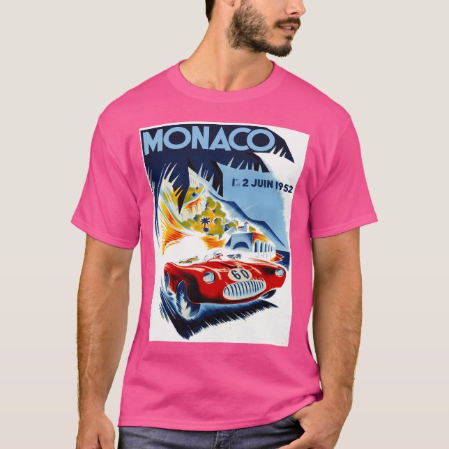 Camiseta Impressão da Corrida Automática do Grande Prêmio d (Frente)