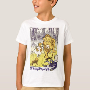 Camiseta Impressão da edição de mágico de Oz do vintage ø