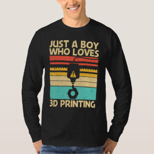 Camiseta Impressão de 3d legal para Boys Impressão 3d para 