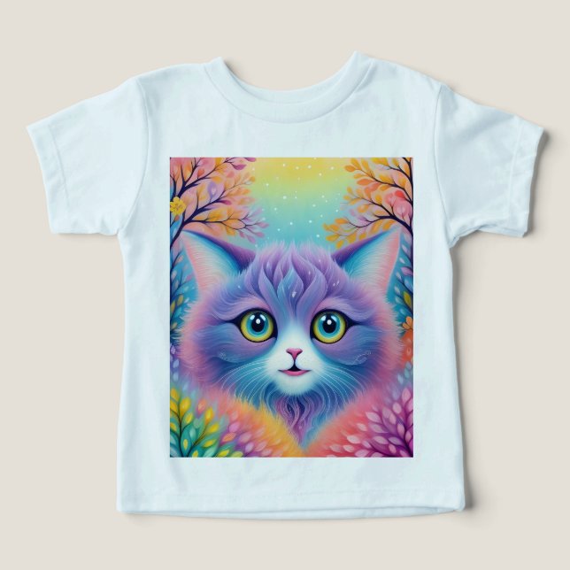 Camiseta Impressão de animais corcunda colorida (Design frontal)