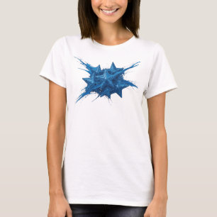 Camiseta Impressão de arte de estrelas abstratas da marinha