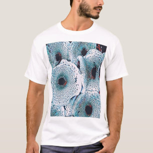 Camiseta Impressão de Arte do Cogumelo Clássico