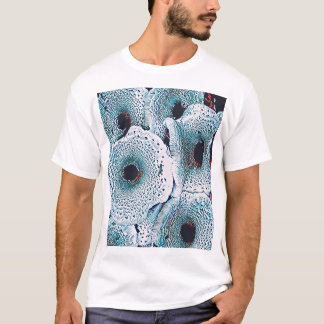 Camiseta Impressão de Arte do Cogumelo Clássico