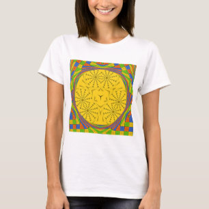 Camiseta Impressão de arte egípcia com Design de quadros ch