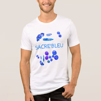 Camiseta Impressão de Arte em Coisas Azuis