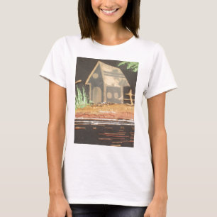 Camiseta Impressão de Arte Lar Doce Lar