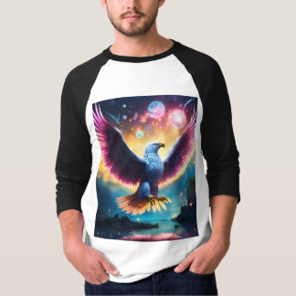 Camiseta "Impressão de Arte Majestosa da Águia - Captivando