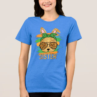 Camiseta Impressão de Arte Personalizada da Irmã Coelho com