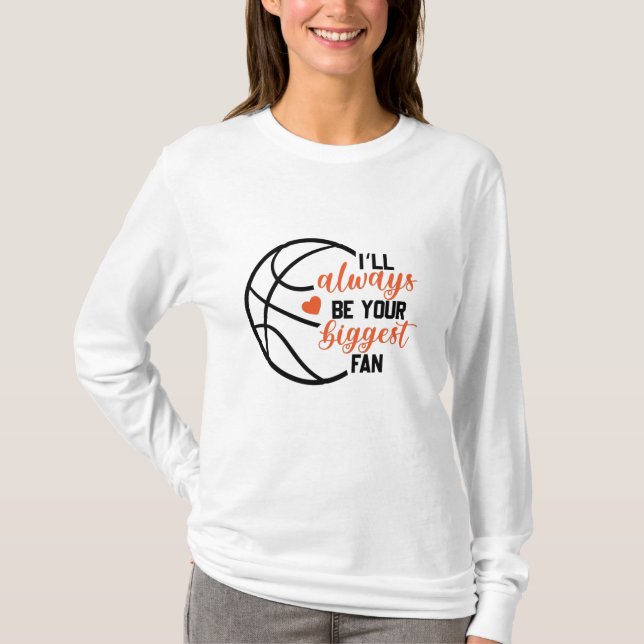 Camiseta Impressão de Basquete (Frente)