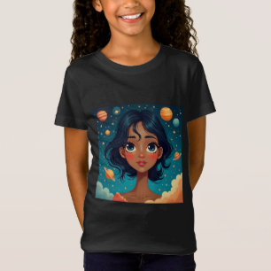 Camiseta Impressão de Beleza Celestial - Dreamspace Girl Su