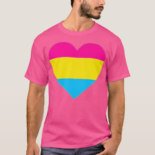 Camiseta Impressão de Bolso de Coração de Amor LGB com Sina