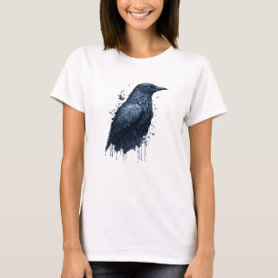 Camiseta Impressão de Cores Aquáticas