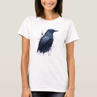 Camiseta Impressão de Cores Aquáticas