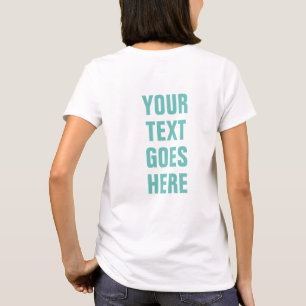 Camiseta Impressão de de Design de de traseiro - Adicionar 