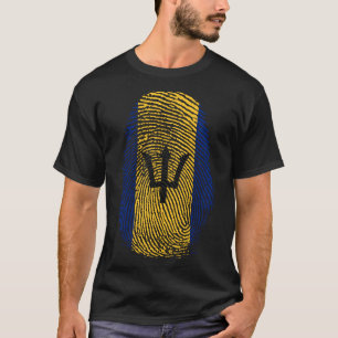 Camiseta Impressão de dedo - Barbados