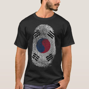 Camiseta Impressão de dedo - Coreia
