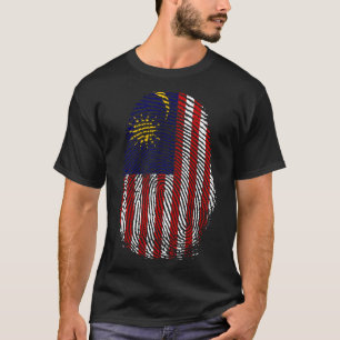 Camiseta Impressão de dedo - Malásia