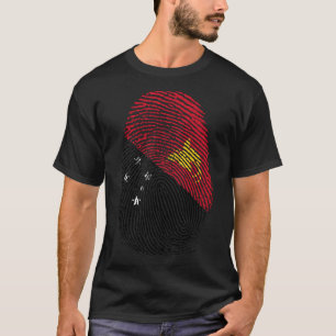 Camiseta Impressão de dedo - Papua-Nova Guiné