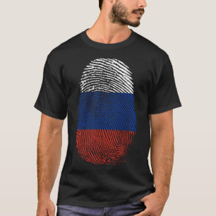 Camiseta Impressão de dedo - Rússia