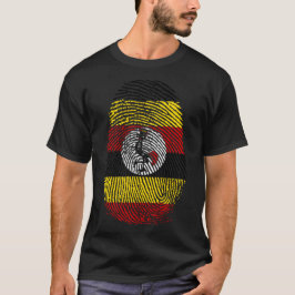 Camiseta Impressão de dedo - Uganda