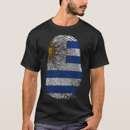 Camiseta Impressão de dedo - Uruguai