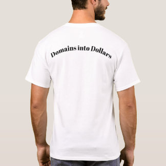 Camiseta impressão de domínios design