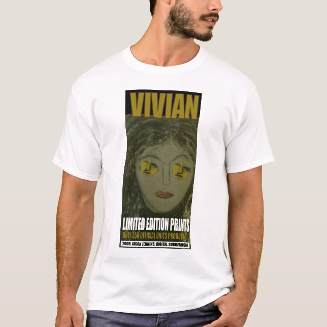CAMISETA IMPRESSÃO DE EDICÃO LIMITADA VIVIAN (Frente)