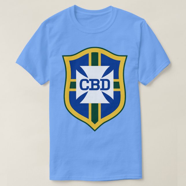Camiseta Impressão de frente de Jersey da Pele Brasil 1970  (Frente do Design)