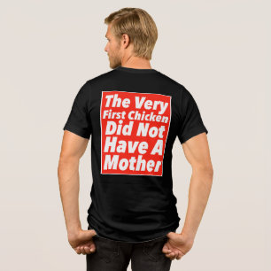 Camiseta Impressão de Humor de Frango Novidade