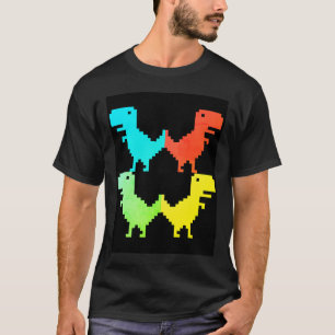 Camiseta impressão de imagem de dinossauro bebê