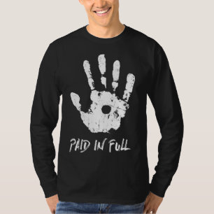 Camiseta Impressão de Jesus Mão, Pago em Cheio - Fé Cristã