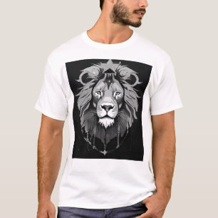 Camiseta impressão de leão