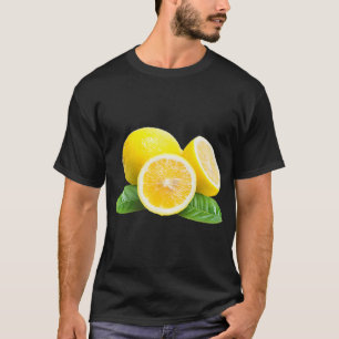 Camiseta Impressão De Limão Em Uma Pré-Imagem Gráfica Amare