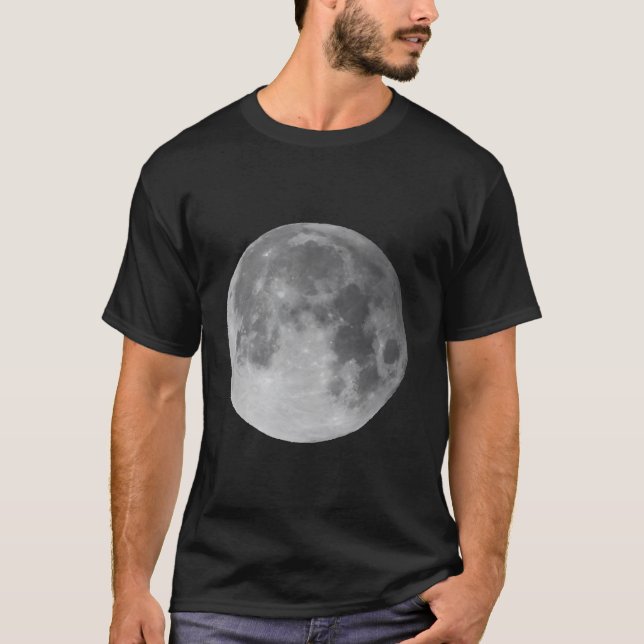 Camiseta Impressão de lua cheia (Frente)