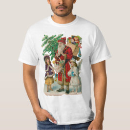 Camiseta impressão de natal tradicional vintage