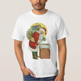 Camiseta impressão de natal tradicional vintage