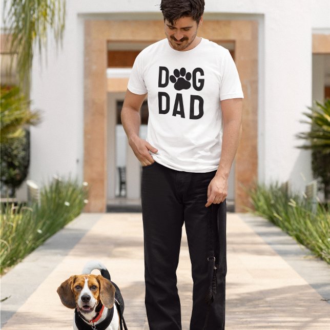 Camiseta Impressão de Pai de Cães (Criador carregado)