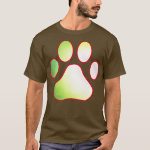 Camiseta Impressão de pata