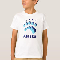 Impressão de Pata de Urso Polar