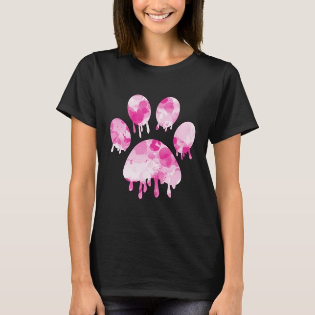 Camiseta Impressão de Paw (Frente)