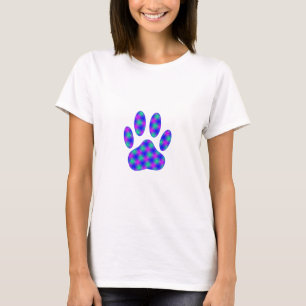 Camiseta Impressão de Paw Cósmico