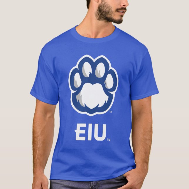 Camiseta Impressão de Paw e EIU de Panteras do Illinois Ori (Frente)