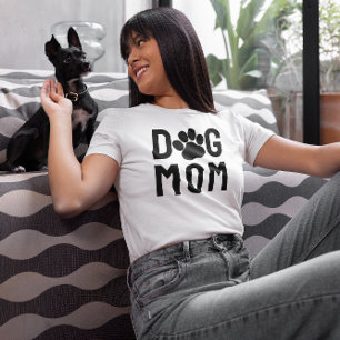 Camiseta Impressão de Paw Mãe de Cachorro